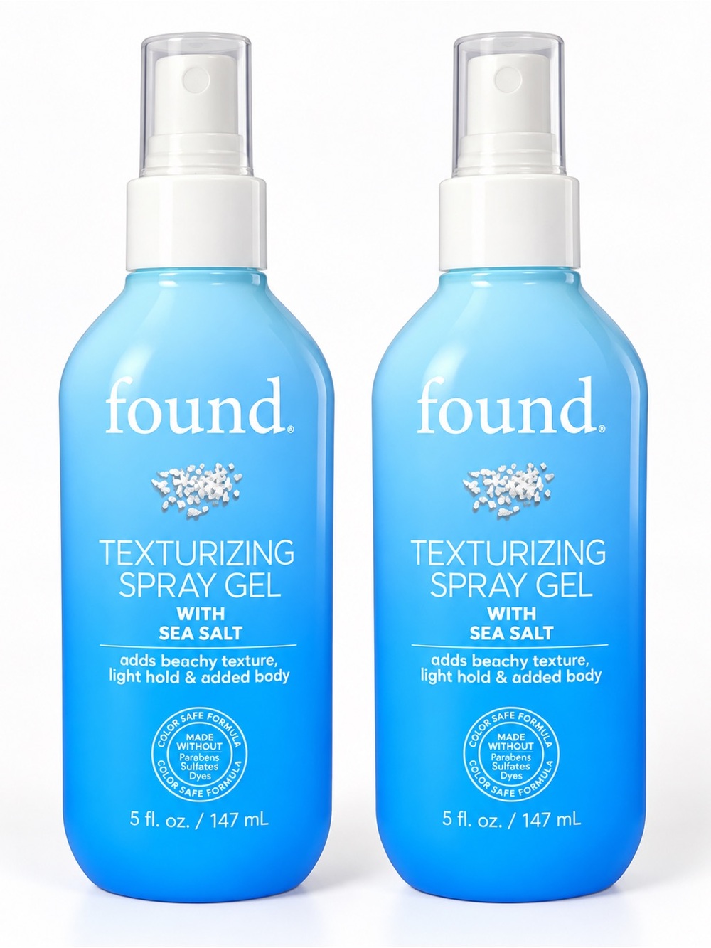 found. Texturizing Spray Gel With Sea Salt 5 oz Hair Styling Duo